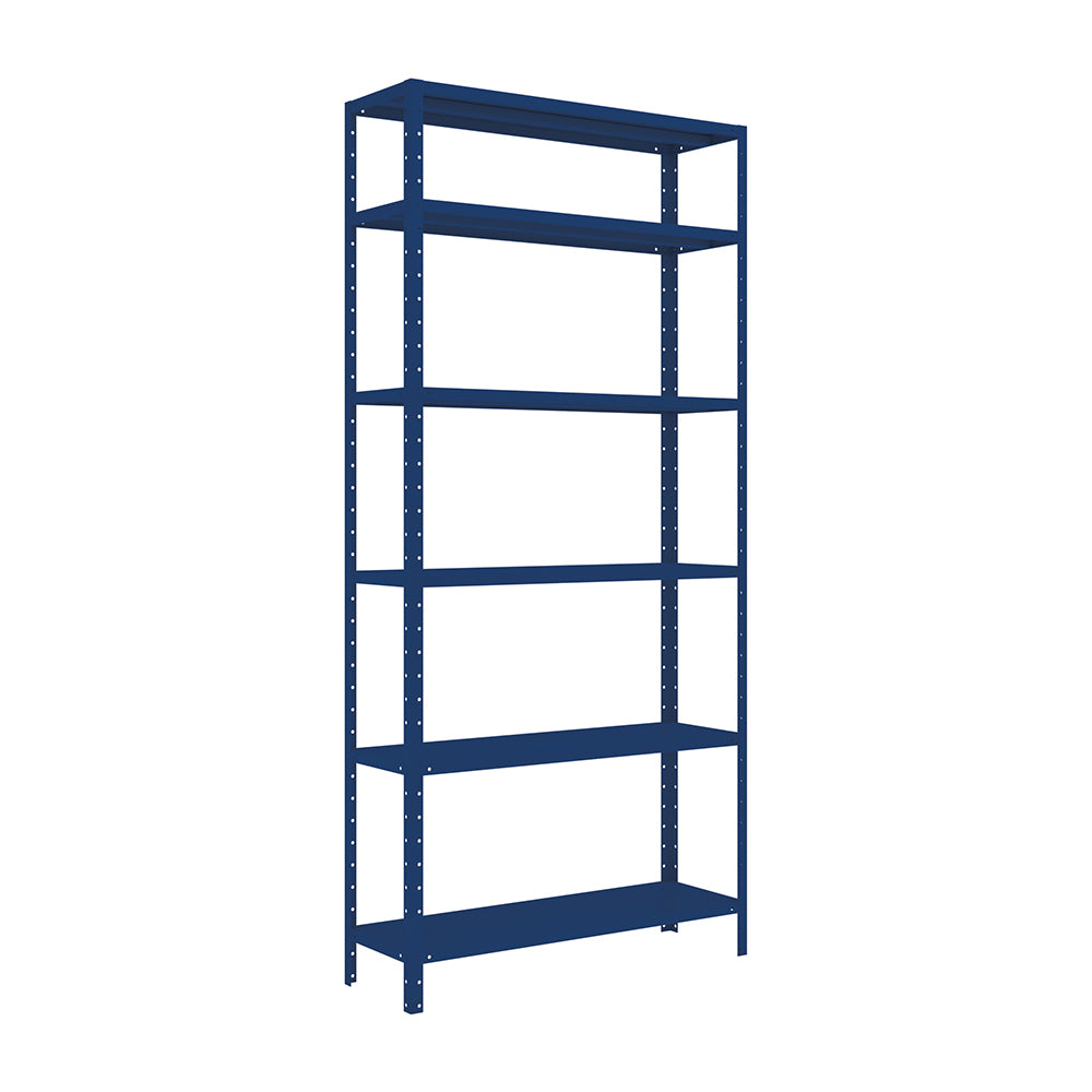 Estante de aço Leve Com 6 Prateleiras EDS-300 198cm x 90cm x 30cm Cores - W3 Smart