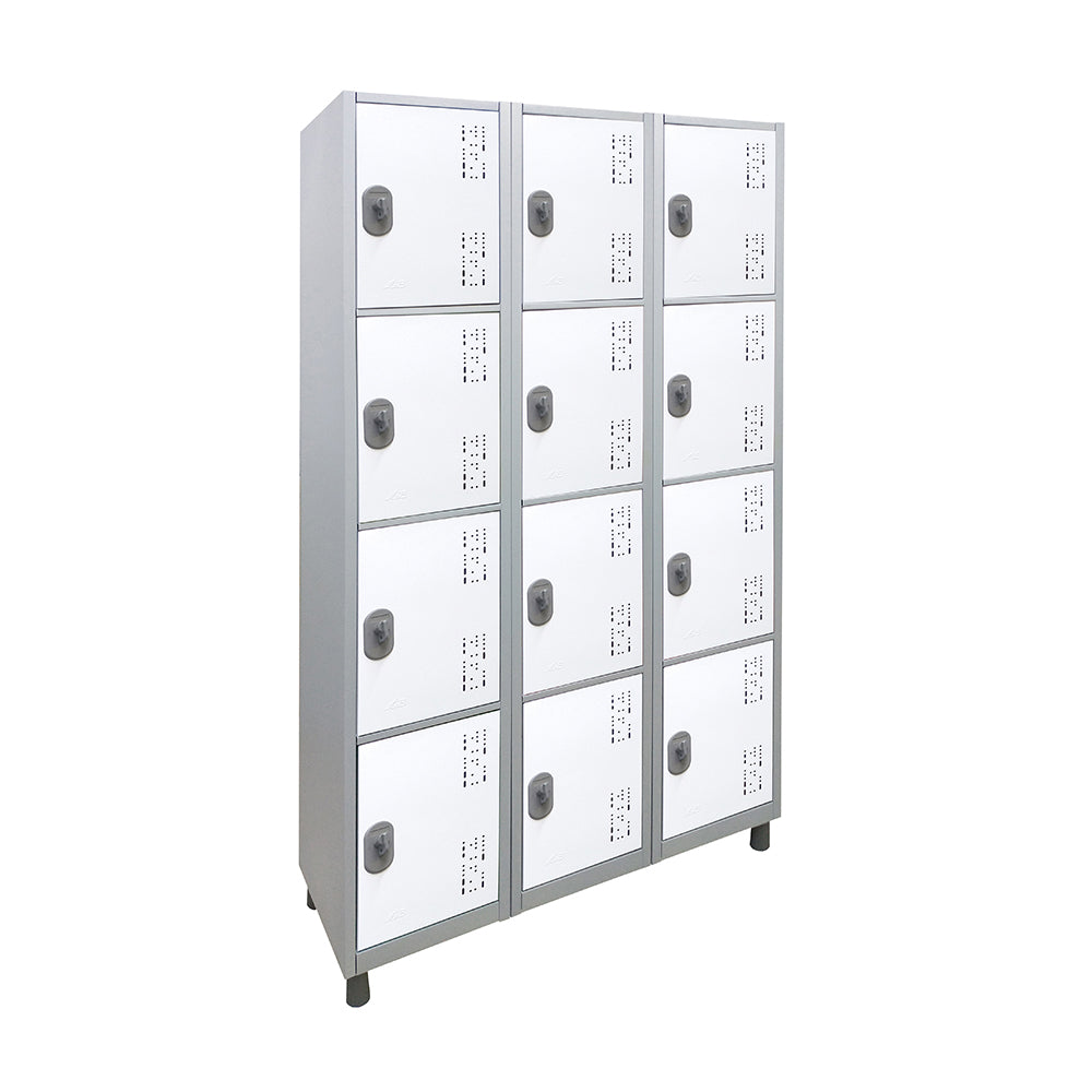 Roupeiro de Aço com 12 vãos pequenos Cores 190CM X 96,6CM X 35CM - W3