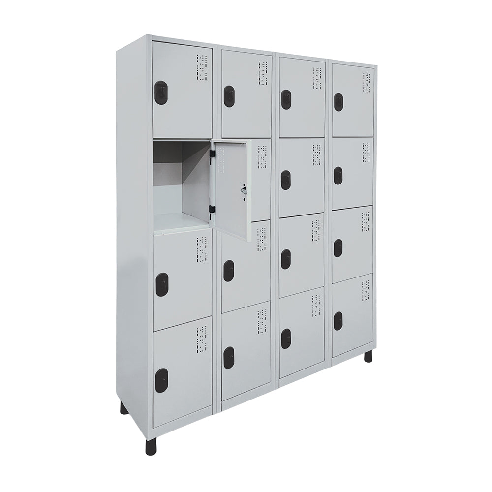 Roupeiro de Aço com 16 vãos pequenos 184,5CM X 128,8CM X 35CM - W3 POP