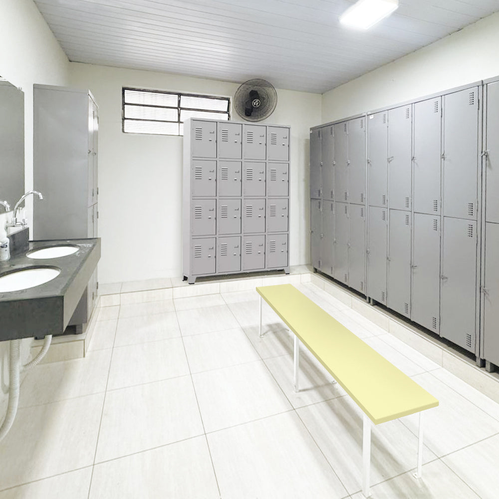 Roupeiro de aço com 16 vãos pequenos 196CM X123CM X36CM - Amapá