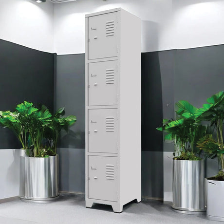 Roupeiro de aço com 04 vãos pequenos 196CM X 33CM X 36CM - Amapá