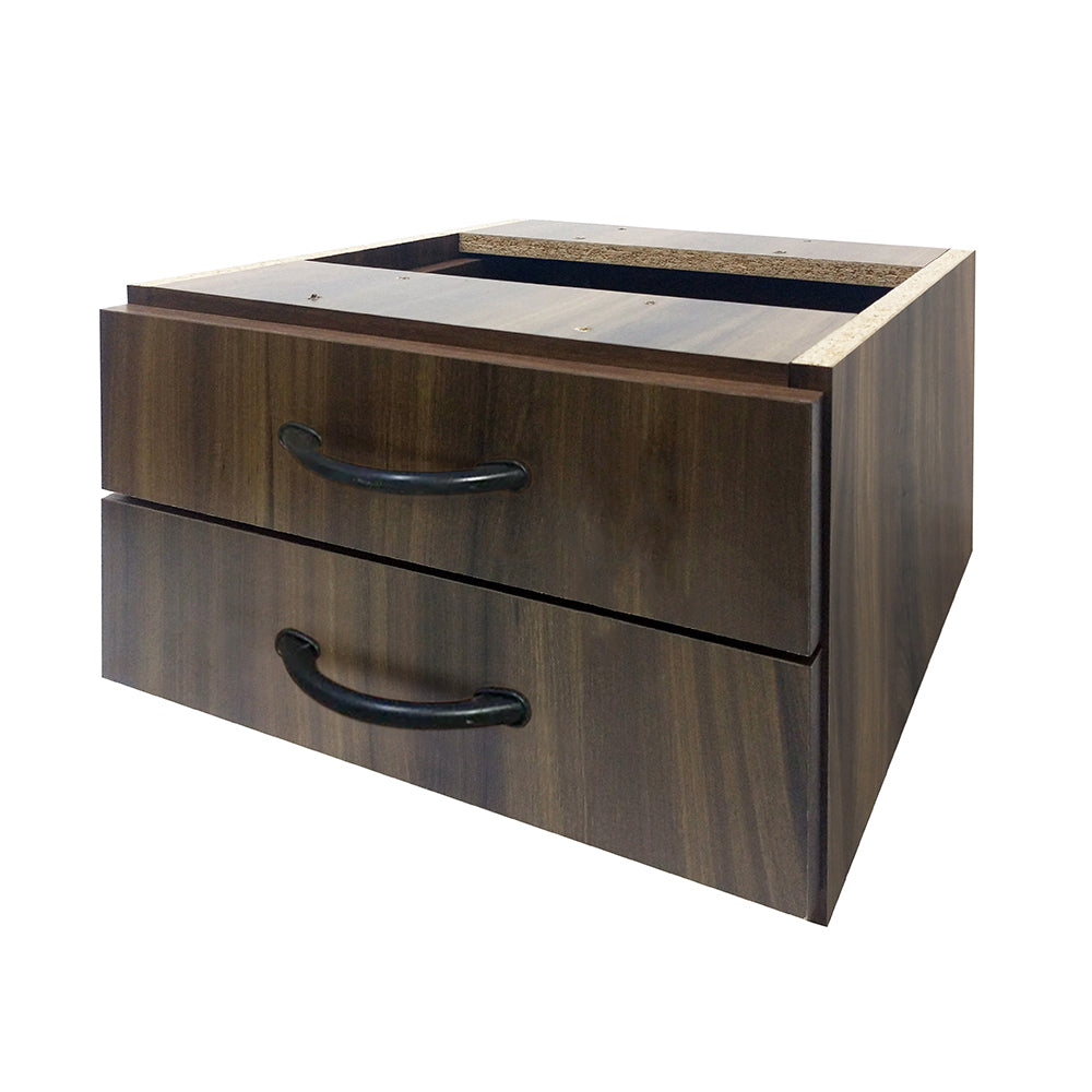 Mesa de Escritório 115cm Pé Metálico Com 2 Gavetas - SM Super Light 15MM - 74AX115LX60P