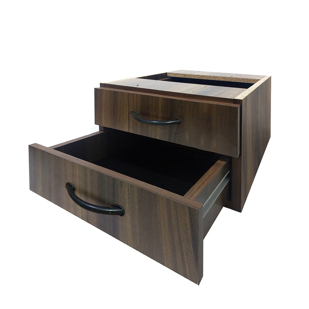 Mesa de Escritório 115cm Pé Metálico Com 2 Gavetas - SM Super Light 15MM - 74AX115LX60P