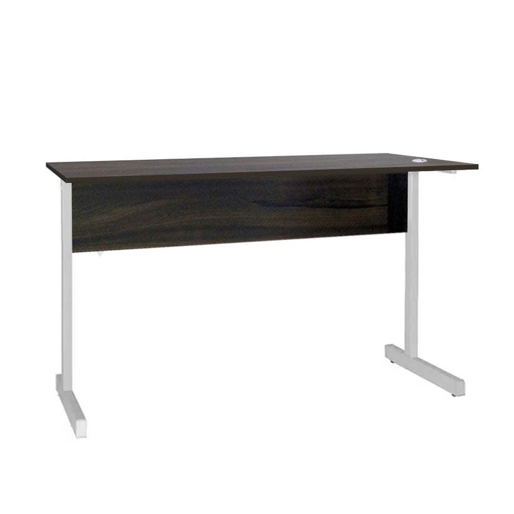 Mesa de Escritório 115cm Pé Metálico sem Gaveta com 1 passa fio - SM Super Light 15MM - 74AX115LX60P