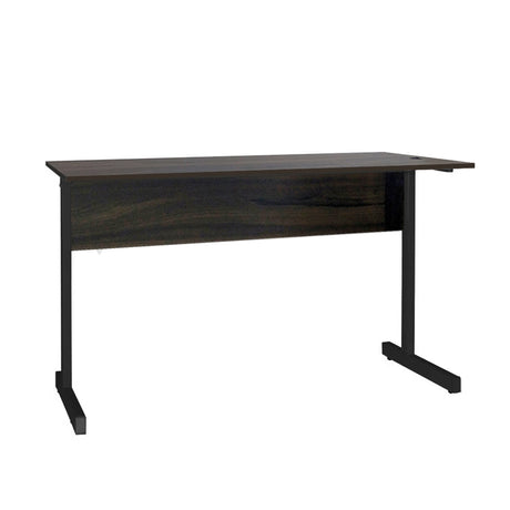 Mesa de Escritório 115cm Pé Metálico sem Gaveta com 1 passa fio - SM Super Light 15MM - 74AX115LX60P