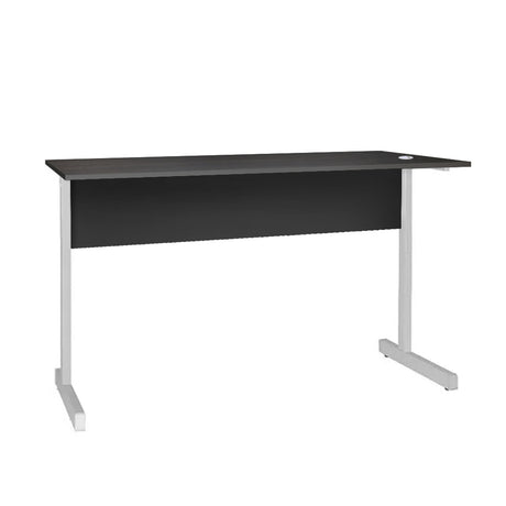 Mesa de Escritório 90cm Pé Metálico sem Gaveta com 1 passa fio - SM Super Light 15MM - 74AX90LX60P