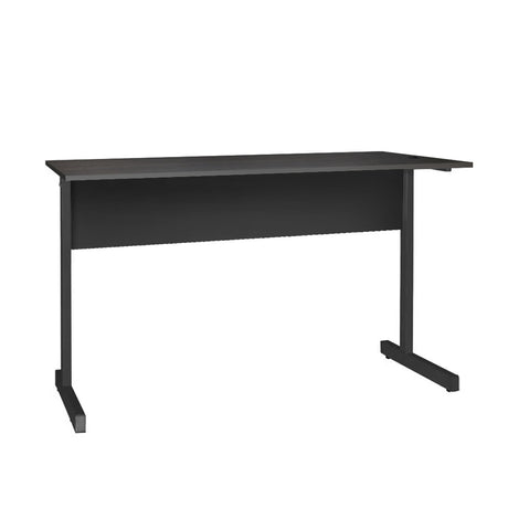 Mesa de Escritório 90cm Pé Metálico sem Gaveta com 1 passa fio - SM Super Light 15MM - 74AX90LX60P