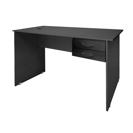 Mesa de Escritório 155cm Pé Painel Com 2 Gavetas - SM Super Light 15mm - 71AX155LX60P