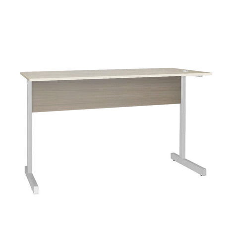 Mesa de Escritório 115cm Pé Metálico sem Gaveta com 1 passa fio - SM Super Light 15MM - 74AX115LX60P