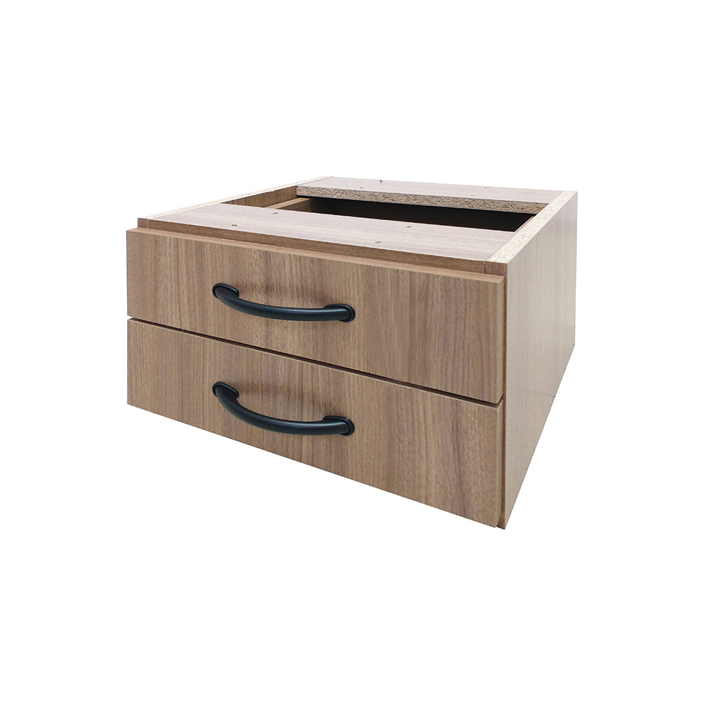 Mesa de Escritório 115cm Pé Metálico Com 2 Gavetas - SM Super Light 15MM - 74AX115LX60P