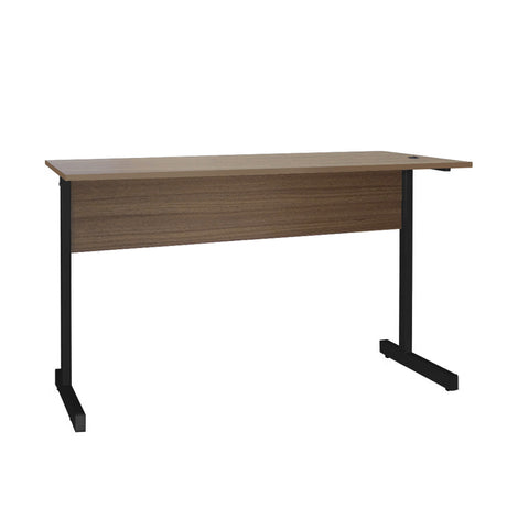 Mesa de Escritório 90cm Pé Metálico sem Gaveta com 1 passa fio - SM Super Light 15MM - 74AX90LX60P