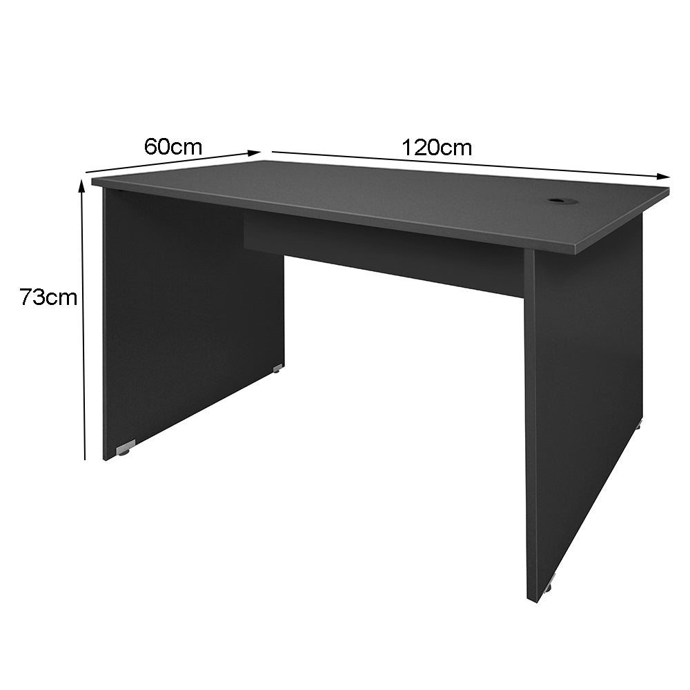 Mesa de escritório 120cm 25mm - SM Alfa BP Especial - 73Ax120LX60P