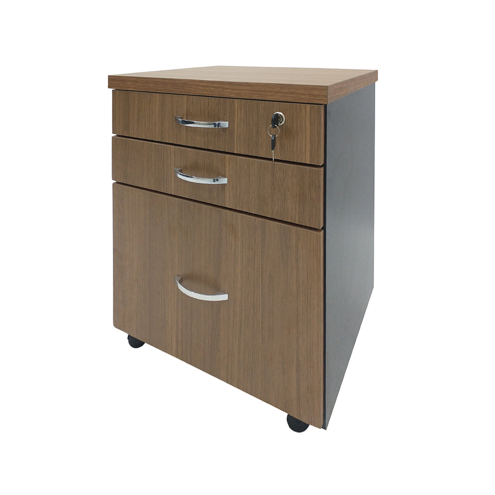 Gaveteiro Volante com 2 Gavetas e 1 Gaveta para Pasta Suspensa - SM Alfa BP - 64AX50LX46P