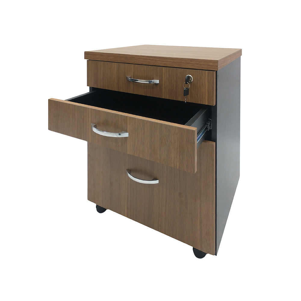 Gaveteiro Volante com 2 Gavetas e 1 Gaveta para Pasta Suspensa - SM Alfa BP - 64AX50LX46P