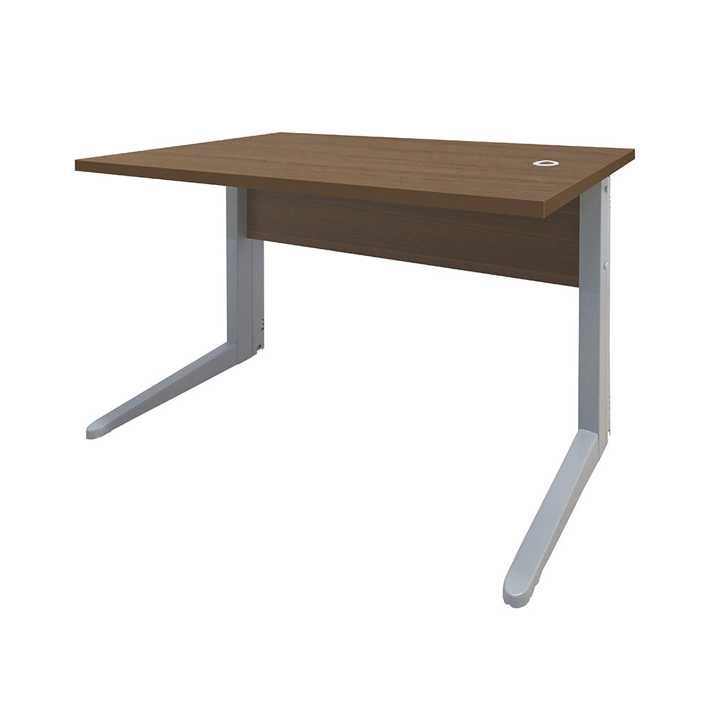 Mesa de Escritório 100cm Pé metálico - SM Alfa BP - 74Ax100Lx60P