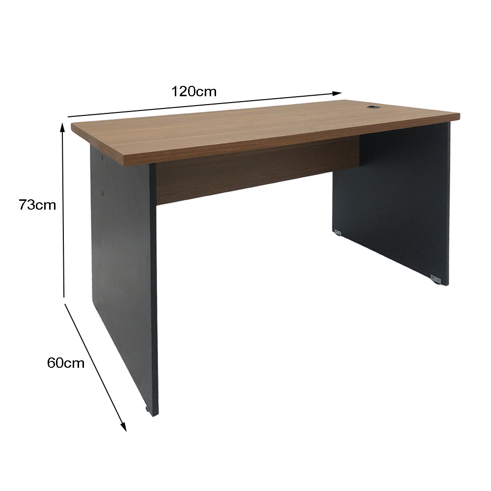 Mesa de Escritório 120cm Pé Painel - SM alfa BP - 73Ax120Lx60P