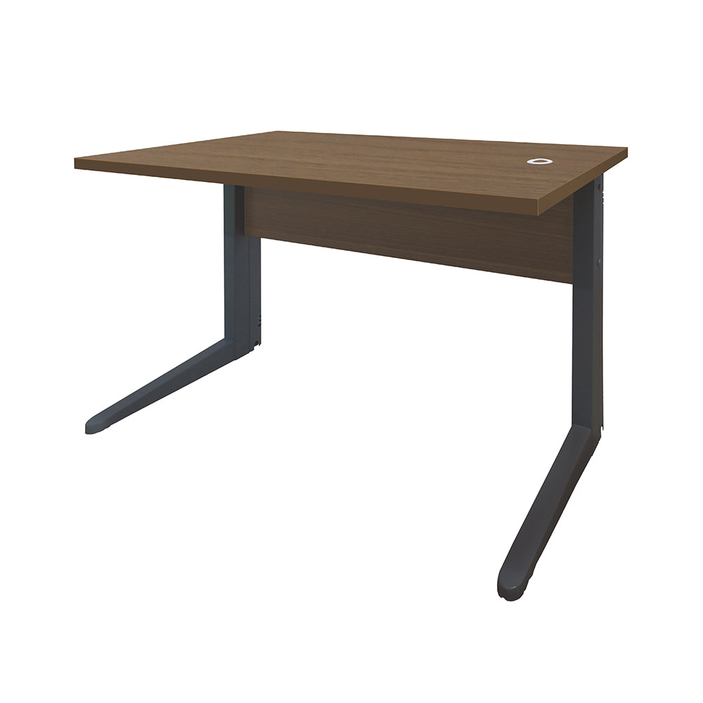 Mesa de Escritório 160cm Pé Metálico - SM Alfa BP - 74Ax160Lx70P