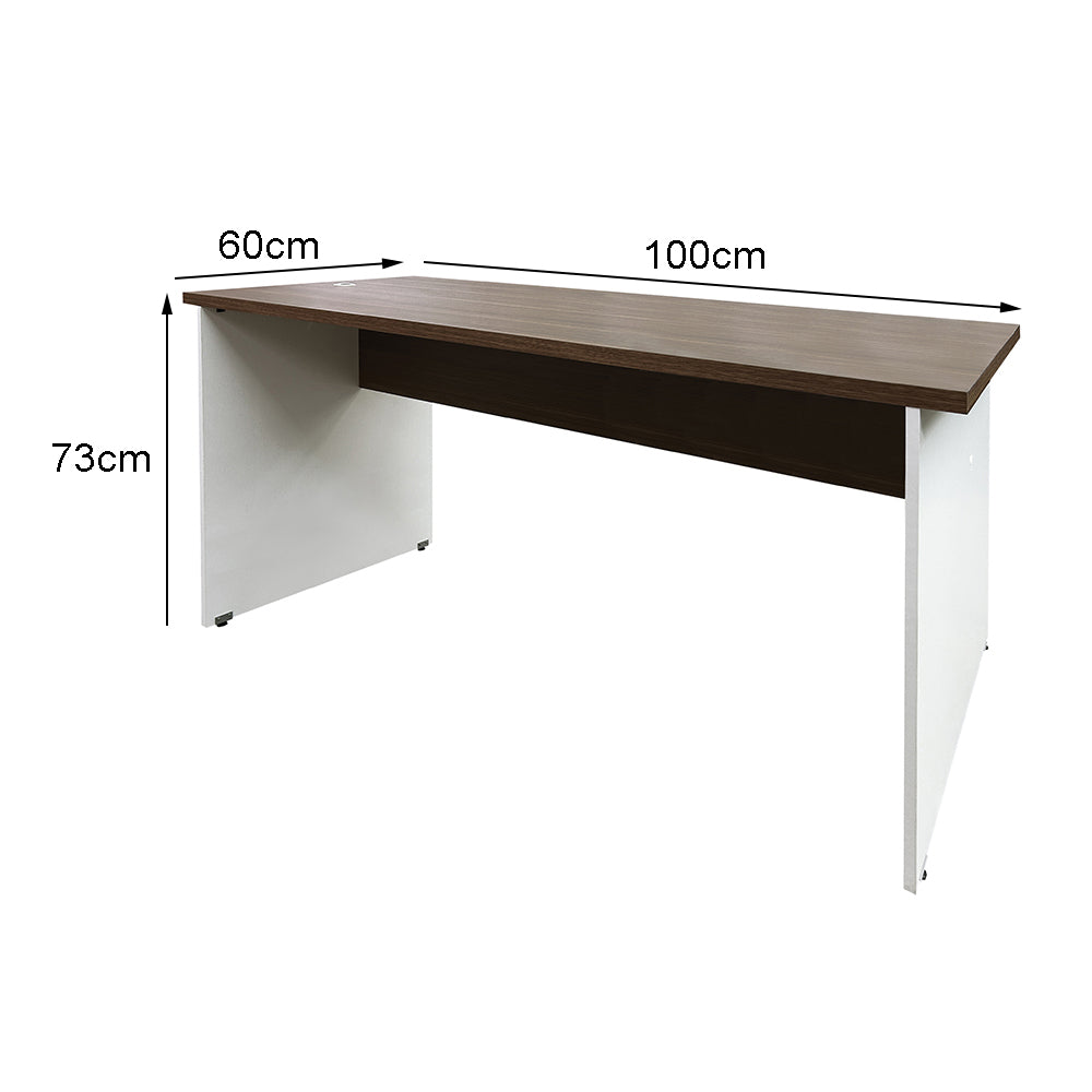 Mesa de Escritório 100cm Pé Painel - SM Alfa BP - 73Ax100Lx60P
