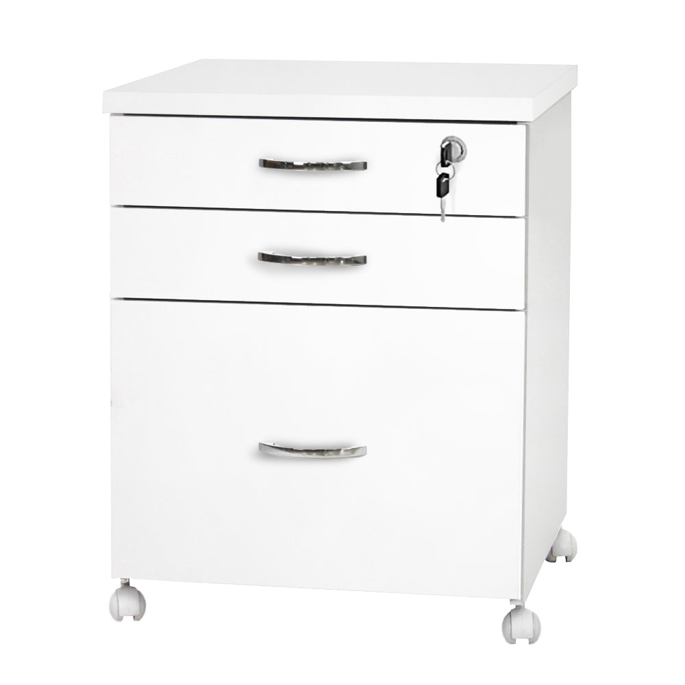 Gaveteiro Volante com 2 Gavetas e 1 Gaveta para Pasta Suspensa - SM Alfa BP - 64AX50LX46P