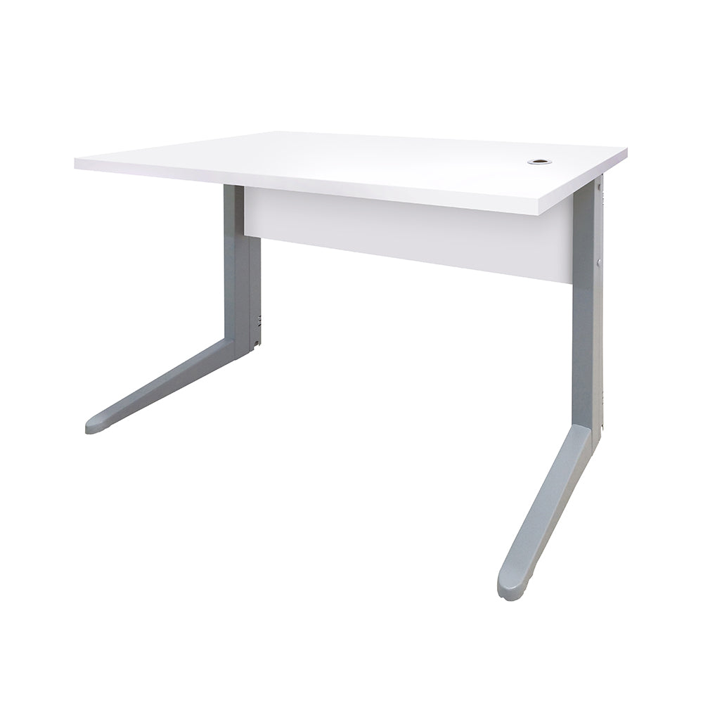 Mesa de Escritório 160cm Pé Metálico - SM Alfa BP - 74Ax160Lx70P