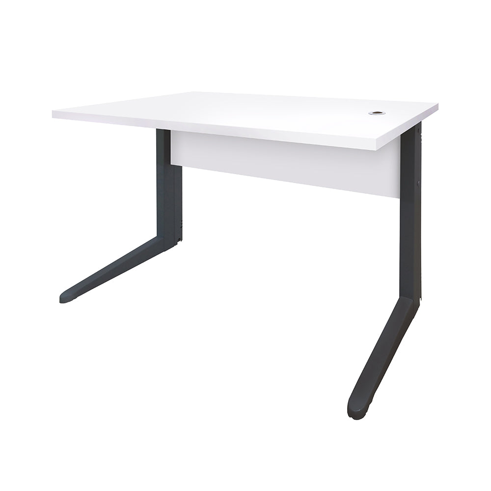Mesa de Escritório 160cm Pé Metálico - SM Alfa BP - 74Ax160Lx70P