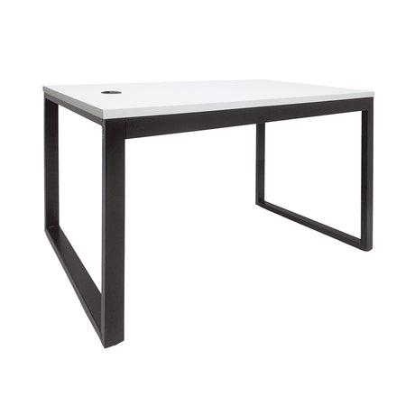 MESA DE ESCRITÓRIO 120CM COM PÉ QUADRO - SM ALFA BP - 73AX120LX70P