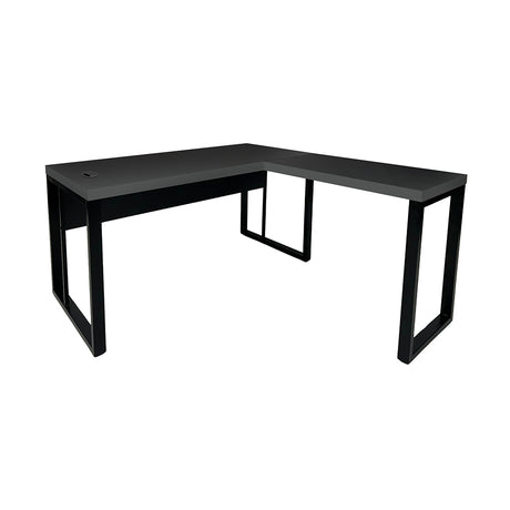 Mesa de Escritório em "L" Pé Metálico - Sm Prime - 76Ax150Lx160P