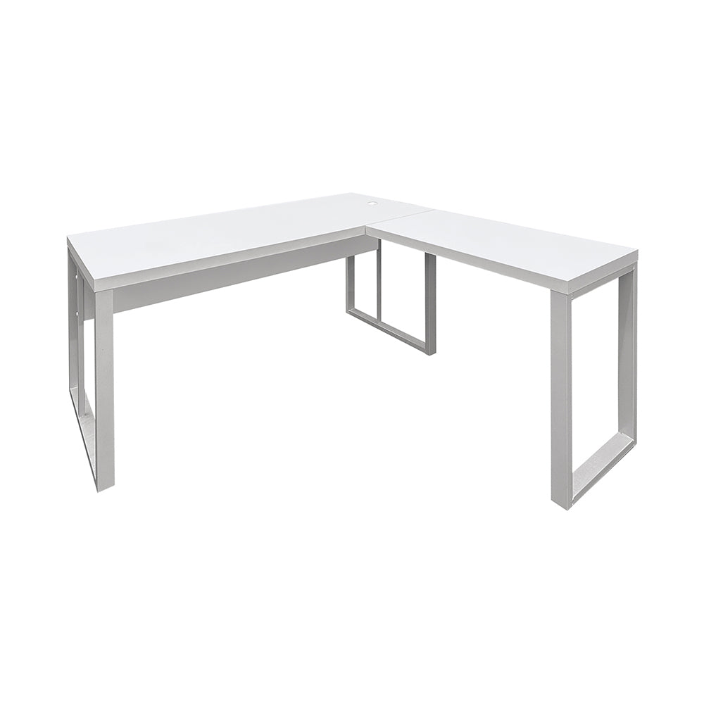 Mesa de Escritório em "L" Pé Metálico - Sm Prime - 76Ax140Lx150P