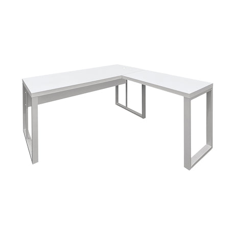 Mesa de Escritório em "L" Pé Metálico - Sm Prime - 76Ax150Lx160P