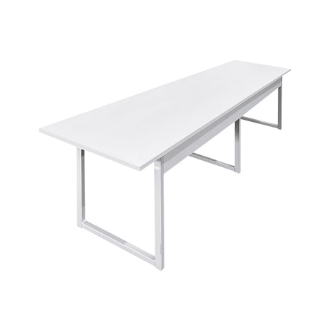 Banco para mesa refeitório 3 Lugares em MDF com estrutura metálica 170L x 43A x 34,5P