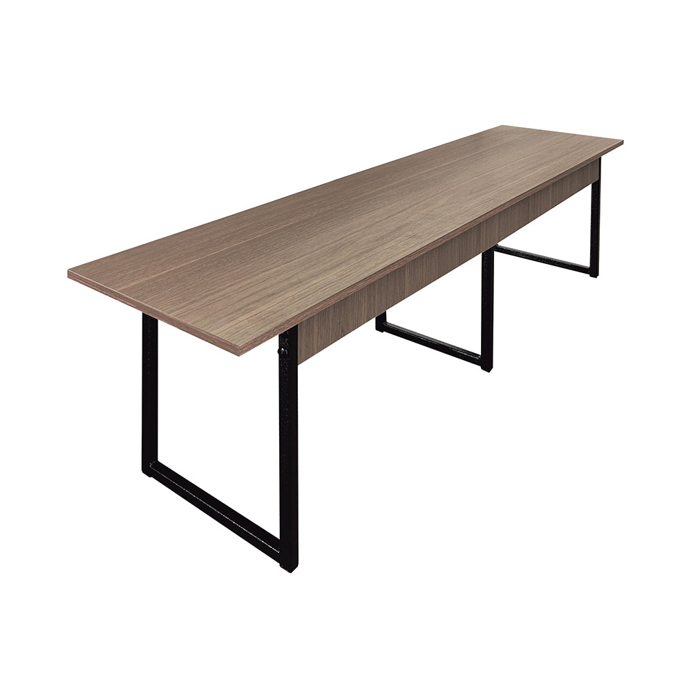 Banco para mesa refeitório 3 Lugares em MDF com estrutura metálica 170L x 43A x 34,5P