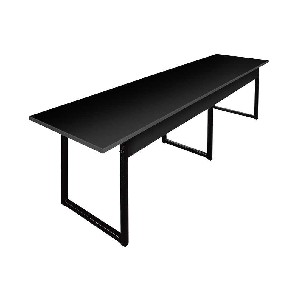 Banco para mesa refeitório 3 Lugares em MDF com estrutura metálica 170L x 43A x 34,5P