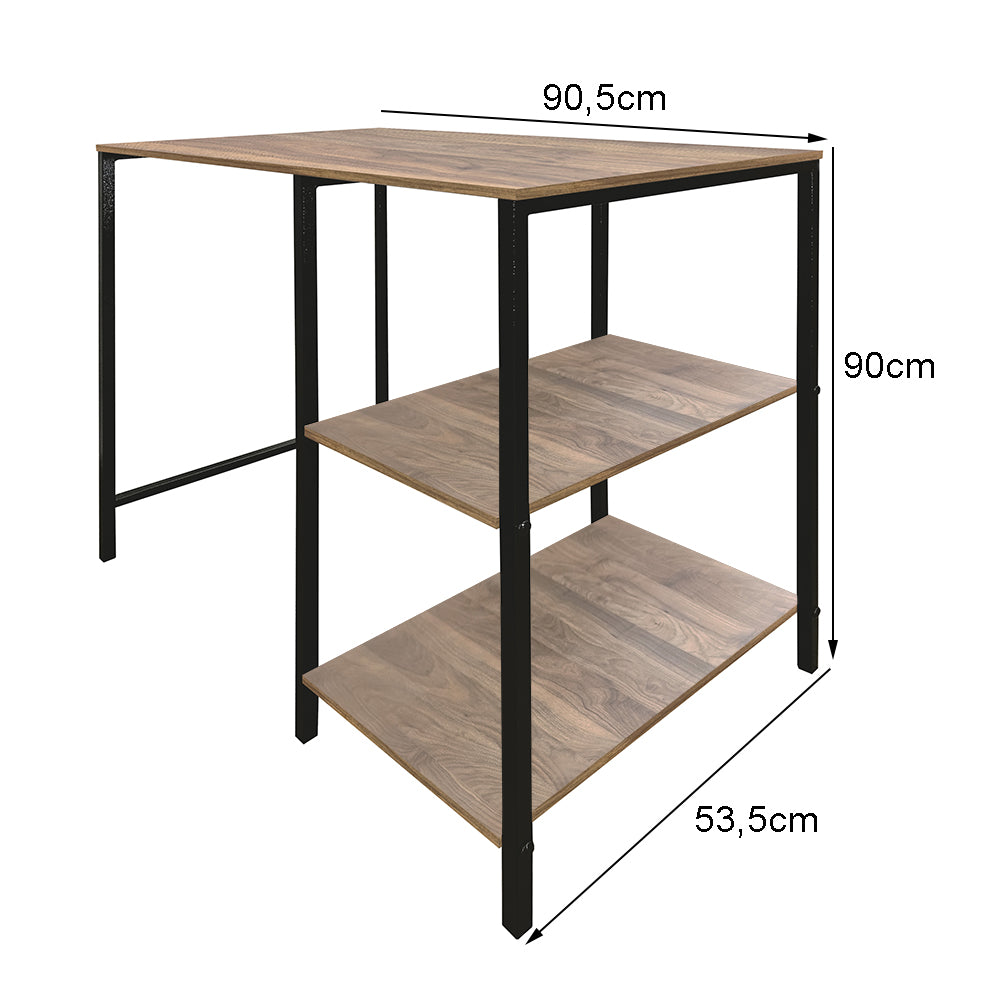 Bancada Gourmet para Frigobar com Prateleiras 90,5LX53,5PX90A