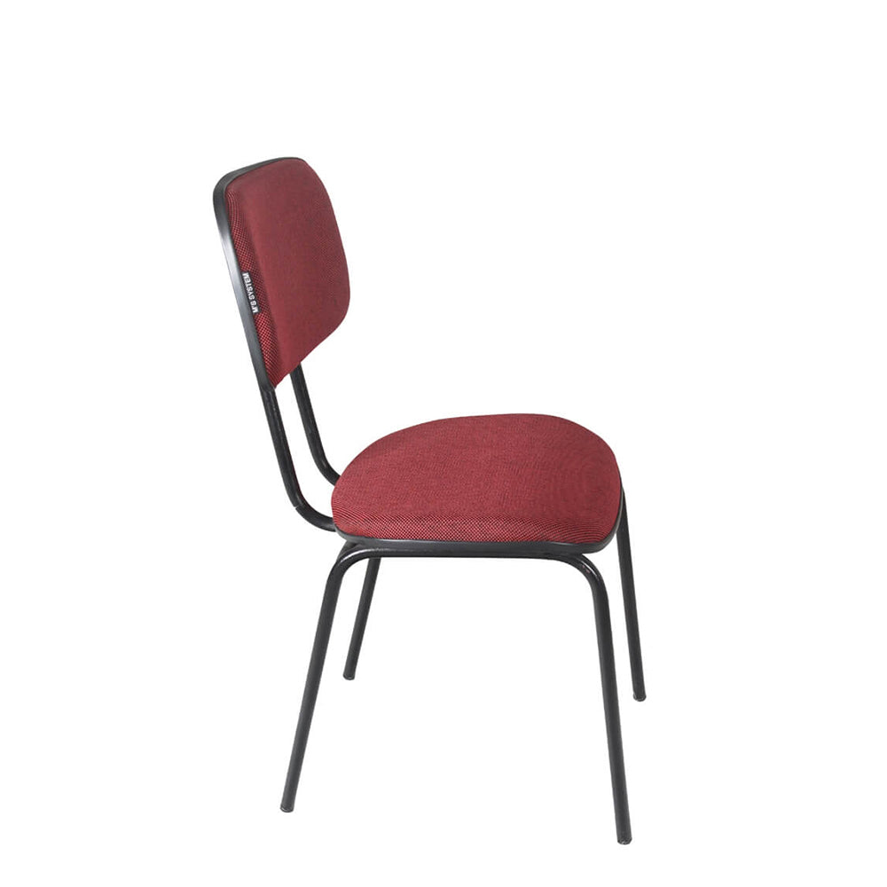 Kit Mesa de Escritório 120cm SM Beta 73Ax120Lx60P + Cadeira secretária Fixa Export Light