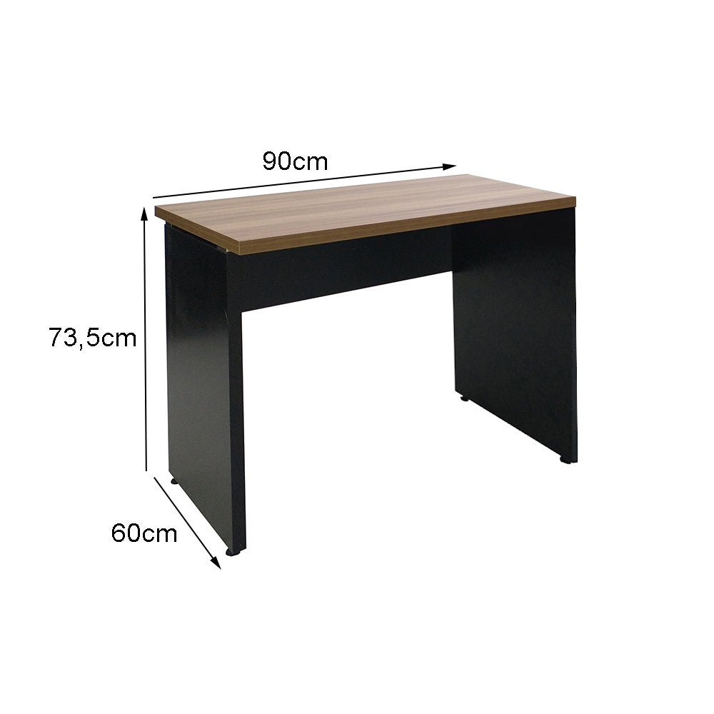 Mesa de escritório 90cm com pé painel - Euro Itália - 73,5AX90LX60P