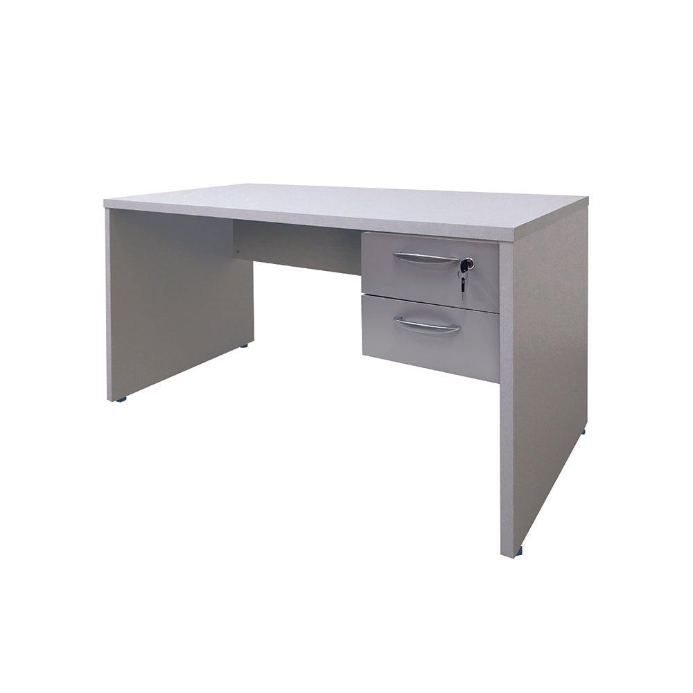 Mesa de Escritório 120cm pé painel com gaveteiro de 2 gavetas - Euro ATC30 - 74AX120LX60P
