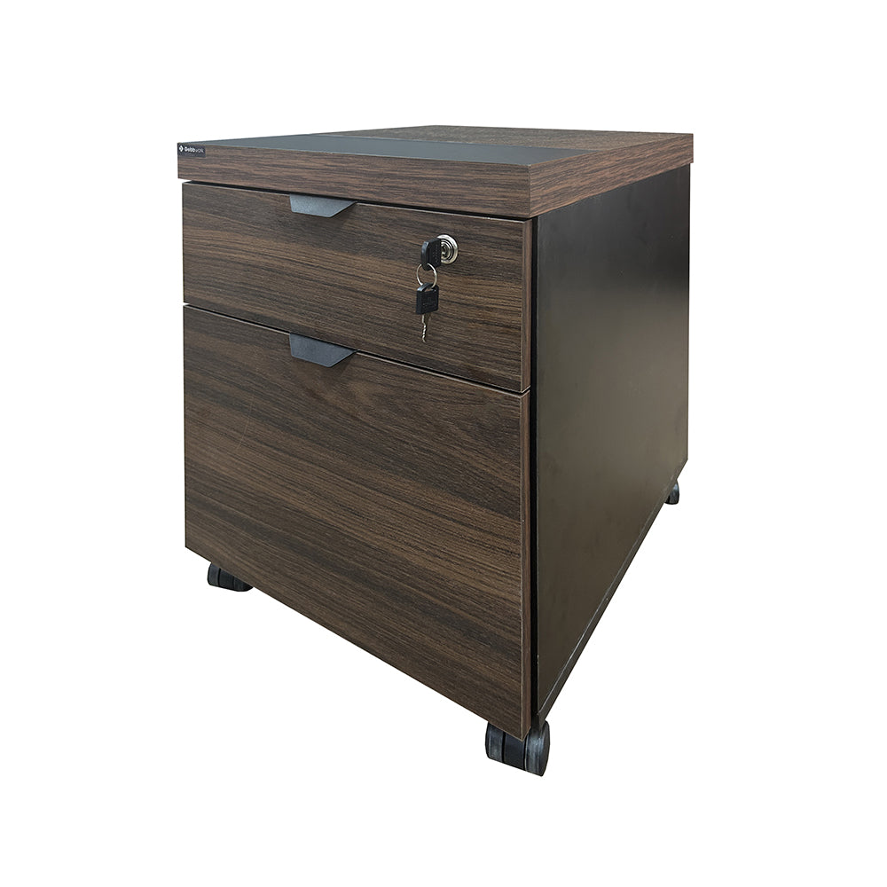 Gaveteiro Volante com 1 Gaveta e 1 Gaveta para Pasta Suspensa -Euro Malta - 50AX40LX50P