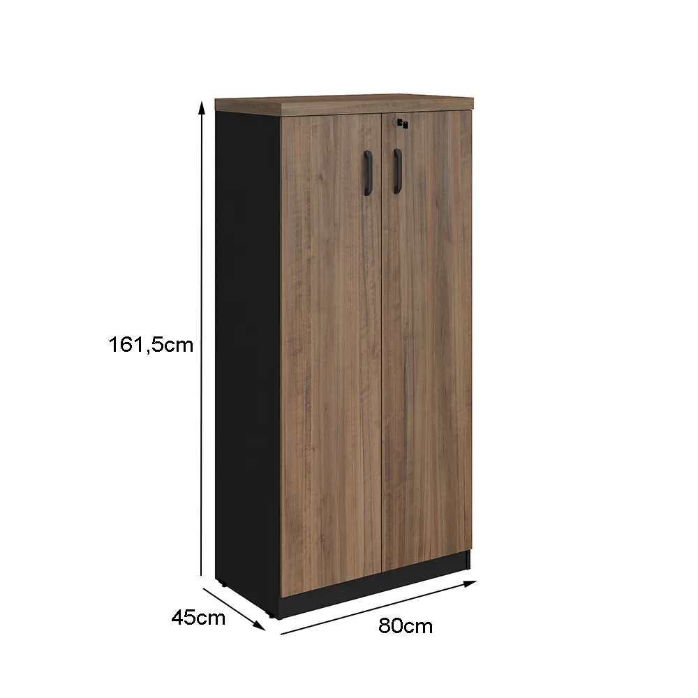 Armário alto Com 3 Prateleiras - Euro Croácia - 160AX80LX45P