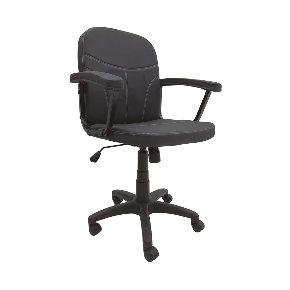 Cadeira de escritório diretor com braço acolchoado PU Méier - MS System