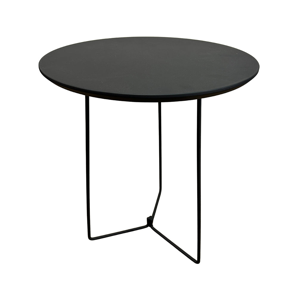 Mesa lateral com Tampo MDF/BP e Base Metálica 50Ax42L