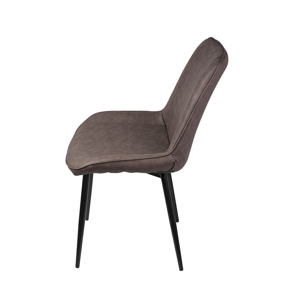 Poltrona Volga sem braço e estofado em PU - Or Design