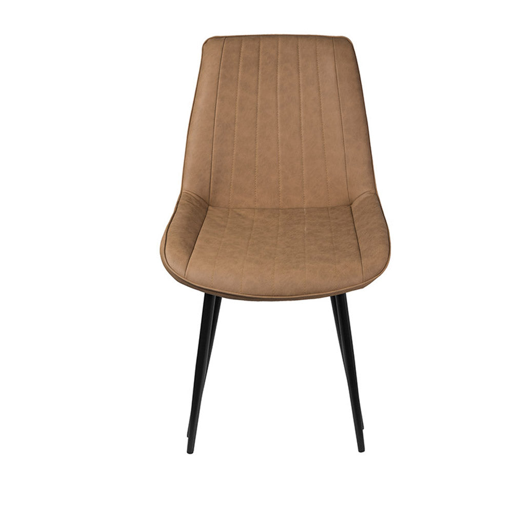 Poltrona Volga sem braço e estofado em PU - Or Design