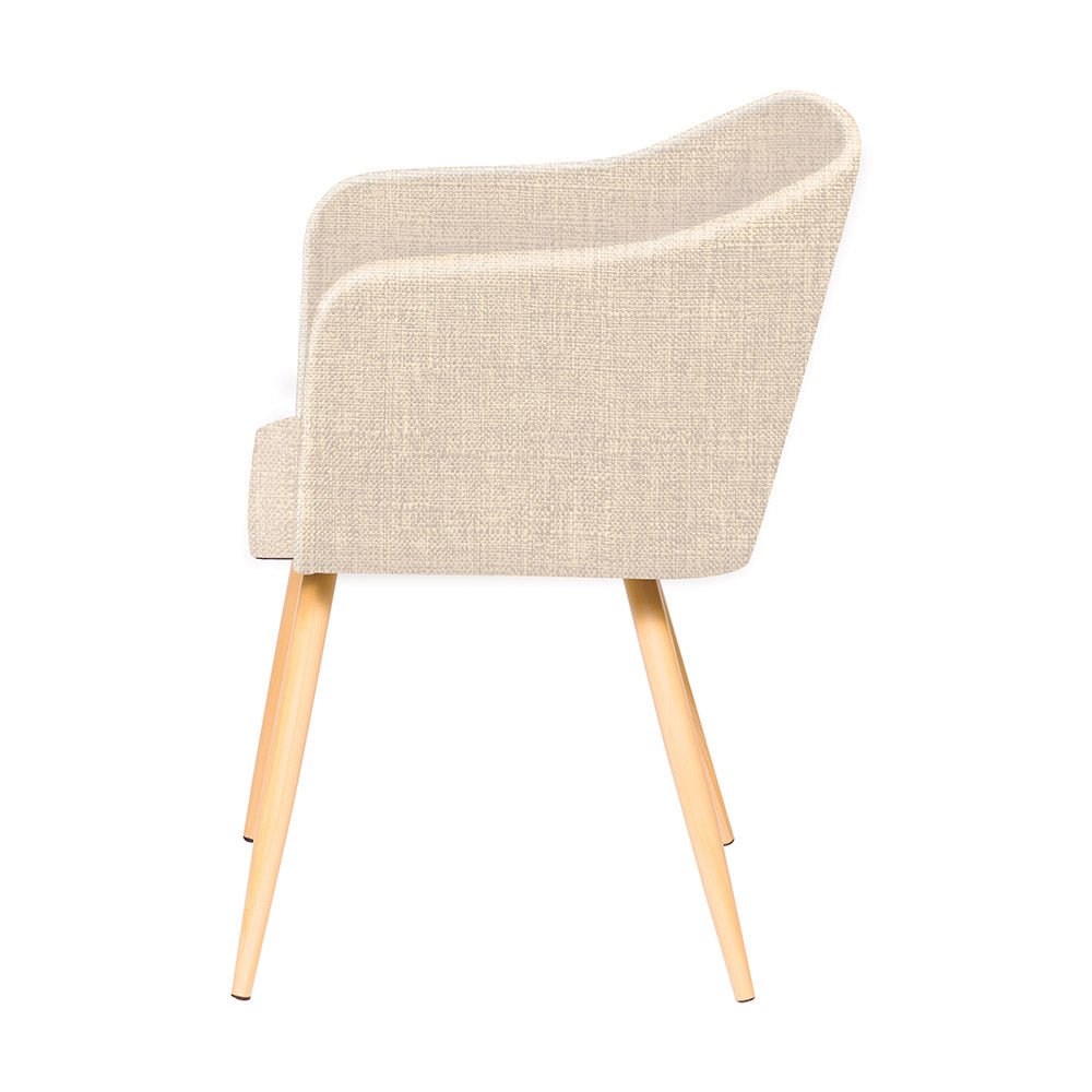 Polltrona Trompea Com Base em Aço - Or Design