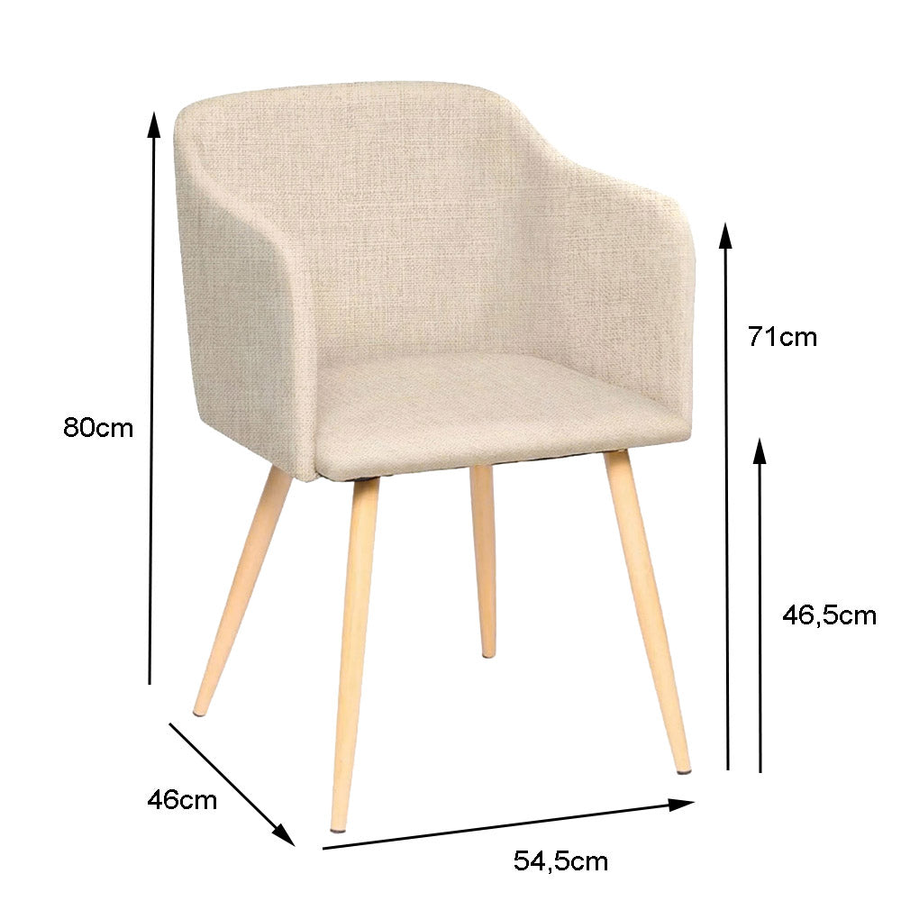 Polltrona Trompea Com Base em Aço - Or Design