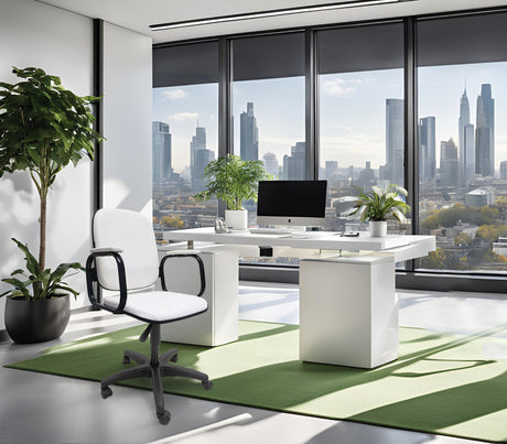 Cadeira de Escritório diretor 259 material sintético com braços Toscana - MS System