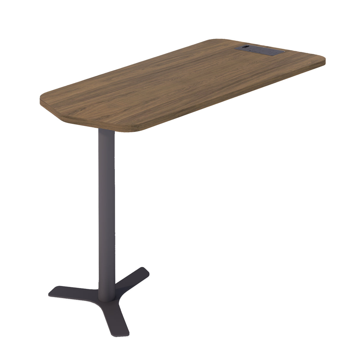 MESA PARA CABINE DE 4 LUGARES COM PÉ PRETO 74A x 69L x 135P