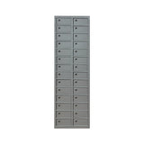 Porta Objetos de Aço com 28 portas com fechadura 151,5cm x 42,3cm x 27cm - W3