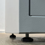 Porta Objetos de Aço com 28 portas com fechadura 151,5cm x 42,3cm x 27cm - W3