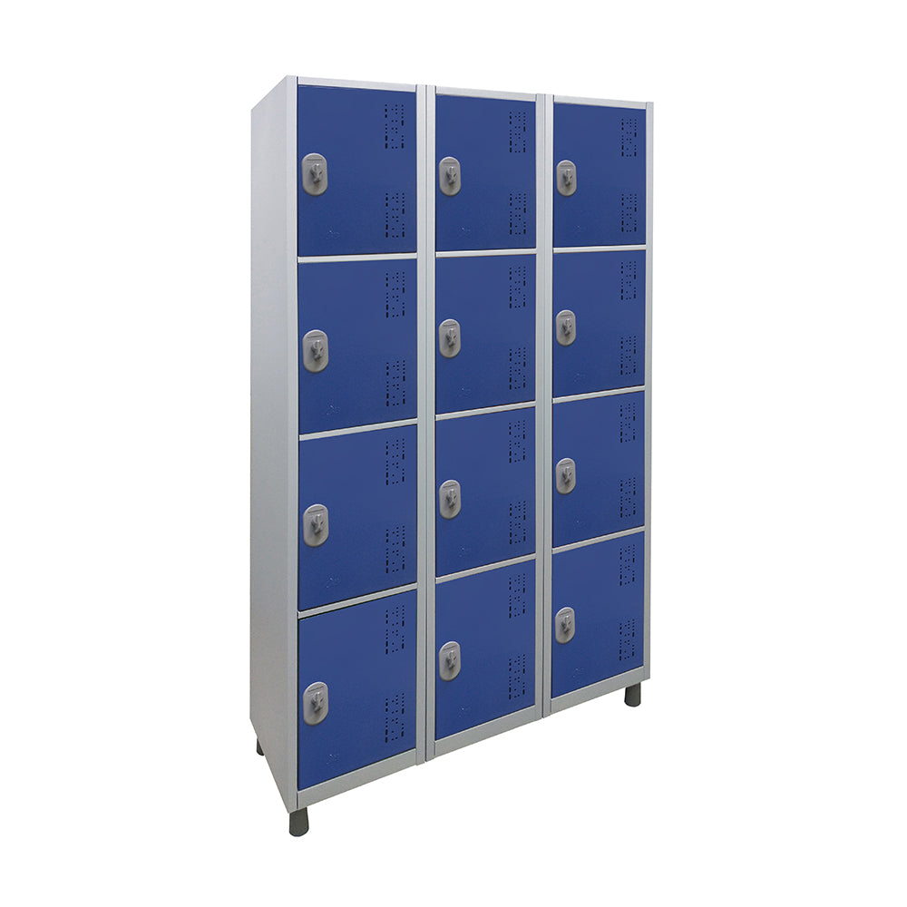 Roupeiro de Aço com 12 vãos pequenos Cores 190CM X 96,6CM X 35CM - W3