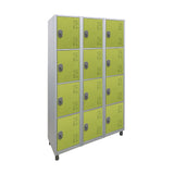 Roupeiro de Aço com 12 vãos pequenos Cores 190CM X 96,6CM X 35CM - W3